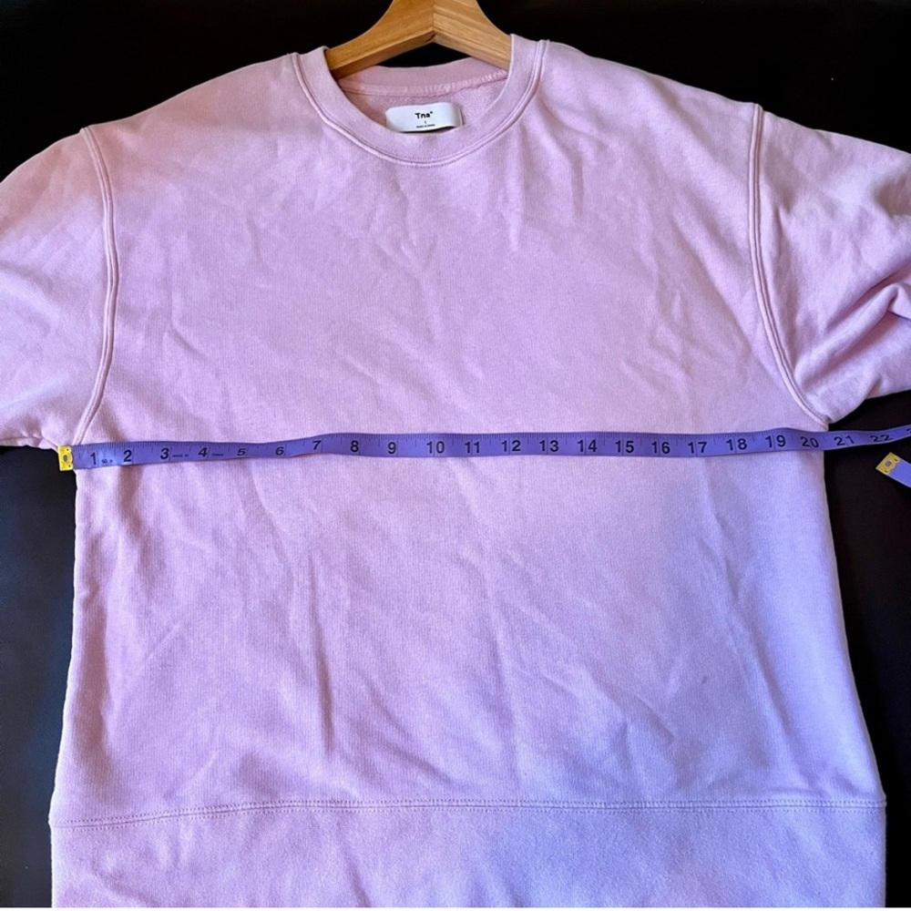 TNA Soft  Cosy Fleece Light Pink Lilac Pullover Sweater New Without tags Size 1 - Picture 7 of 8